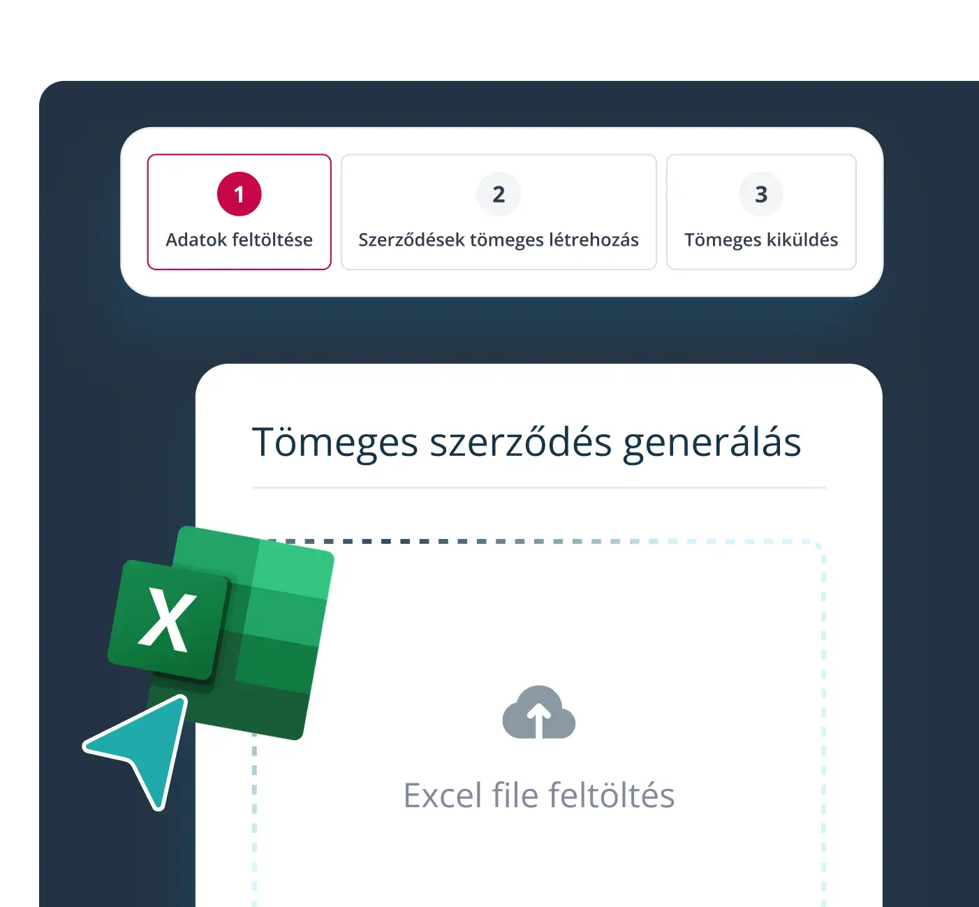 Množično pošiljanje pogodb z enim klikom