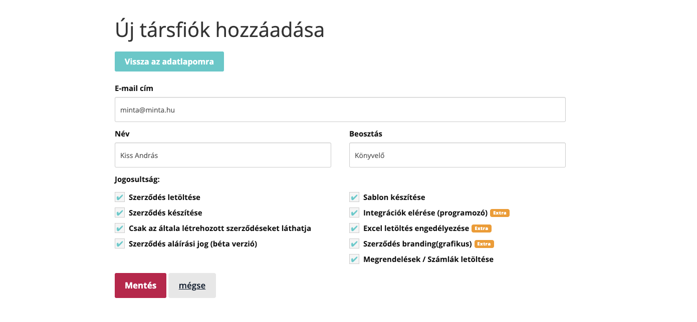 Vodja spremljevalnega računa - delitev dela